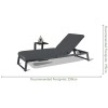 Maze Lounge Outdoor Fabric Allure Charcoal Sunlounger
