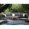 Maze Lounge Outdoor Fabric Cove Charcoal Corner Sofa Group