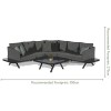 Maze Lounge Outdoor Fabric Cove Charcoal Corner Sofa Group