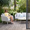 Maze Lounge Outdoor Fabric Ambition Lead Chine 3 Seat Sofa Set