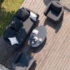 Maze Lounge Outdoor Fabric Charcoal Ambition 3 Seat Sofa Set