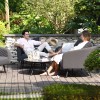 Maze Lounge Outdoor Fabric Charcoal Ambition 3 Seat Sofa Set