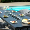 Maze Lounge Ambition Flanelle 8 Seat Rect. Fire Pit Dining Set