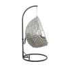 Maze Rattan Garden Furniture Ascot Hanging Egg Chair With Weatherproof Cushions