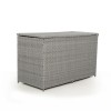 Maze Rattan Garden Furniture Ascot Grey Weatherproof  PU Rattan Storage Box