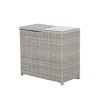 Maze Rattan Garden Furniture Ascot Grey Ice Bucket Side Table