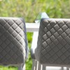 Maze Lounge Outdoor Fabric Regal Lead Chine 4 Seat Round Bar Set