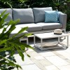Maze Lounge Outdoor Fabric Pulse Lead Chine Chaise Sofa Set