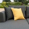 Maze Lounge Outdoor Fabric Charcoal Pulse Chaise Sofa Set