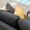 Maze Lounge Outdoor Fabric Charcoal Pulse Chaise Sofa Set