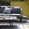 Maze Lounge Outdoor Fabric Cove Flanelle Corner Sofa Group