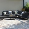 Maze Lounge Outdoor Fabric Cove Charcoal Large Corner Sofa Group