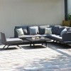 Maze Lounge Outdoor Fabric Cove Flanelle Large Corner Sofa Group