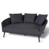 Maze Lounge Outdoor Fabric Ark Charcoal Daybed