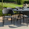 Maze Lounge Outdoor Fabric Pebble Charcoal 8 Seat Oval Dining Set