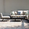 Maze Lounge Outdoor Fabric Cove Taupe Large Corner Sofa Group