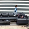 Maze Lounge Outdoor Fabric Ethos Flanelle Large Corner Group Sofa Set