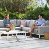 Maze Lounge Outdoor Fabric Ethos Lead Chine Large Corner Group Sofa Set