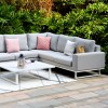 Maze Lounge Outdoor Fabric Ethos Lead Chine Large Corner Group Sofa Set