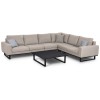 Maze Lounge Outdoor Fabric Ethos Taupe Large Corner Group Sofa Set