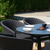 Maze Lounge Outdoor Fabric Ambition Charcoal 6 Seat Oval Dining Set