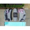 Maze Rattan Garden Furniture Cheltenham Grey Daybed