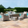 Maze Rattan Garden Furniture Cotswold 2 Seat Sofa Dining with Rising Table
