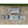 Maze Rattan Garden Furniture Cotswolds 3 Seat Sofa Dining with Rising Table