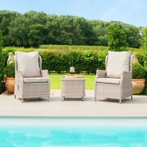 Maze Rattan Garden Cotswolds Reclining 2 Seat Lounge Set Maze Rattan Garden Cotswolds Reclining 2 Seat Lounge Set