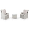 Maze Rattan Garden Cotswolds Reclining 2 Seat Lounge Set