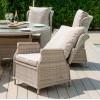 Maze Rattan Garden Furniture Cotswolds Reclining 6 Seat Round Dining Set