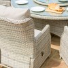 Maze Rattan Garden Furniture Cotswolds Reclining 6 Seat Round Dining Set