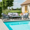 Maze Lounge Outdoor Fabric New York 2 Seat Sofa Set