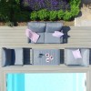 Maze Lounge Outdoor Fabric New York 2 Seat Sofa Set