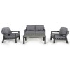 Maze Lounge Outdoor Fabric New York 2 Seat Sofa Set 