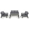 Maze Lounge Outdoor Fabric New York 2 Seat Sofa Set