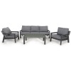 Maze Lounge Outdoor Fabric New York 3 Seat Sofa Set