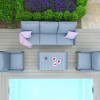 Maze Lounge Outdoor Fabric New York 3 Seat Sofa Set