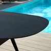 Maze Lounge Outdoor Fabric Zest Charcoal 6 Seat Oval Dining Set