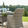 Maze Rattan Garden Furniture Oxford 4 Seat Round Dining Set With Venice Chairs