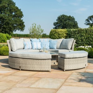 Maze Rattan Garden Furniture Oxford Chelsea Sofa Set & Glass Table Top Maze Rattan Garden Furniture Oxford Chelsea Sofa Set & Glass Table Top