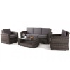 Maze Rattan Garden Furniture Victoria 3 Seat Sofa Set