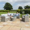 Maze Rattan Garden Furniture Oxford Large Group Corner Sofa Set with Chair