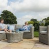 Maze Rattan Garden Furniture Oxford Large Group Corner Sofa Set with Chair