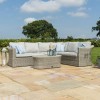 Maze Rattan Garden Furniture Oxford Large Group Corner Sofa Set