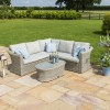 Maze Rattan Garden Furniture Oxford Small Group Corner Sofa Set