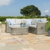 Maze Rattan Garden Furniture Oxford Small Group Corner Sofa Set