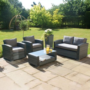 Maze Rattan Garden Furniture Victoria High Back 2 Seat Sofa Set Maze Rattan Garden Furniture Victoria High Back 2 Seat Sofa Set