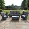 Maze Rattan Garden Furniture Victoria Large Corner Group