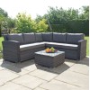 Maze Rattan Garden Furniture Victoria Large Corner Group